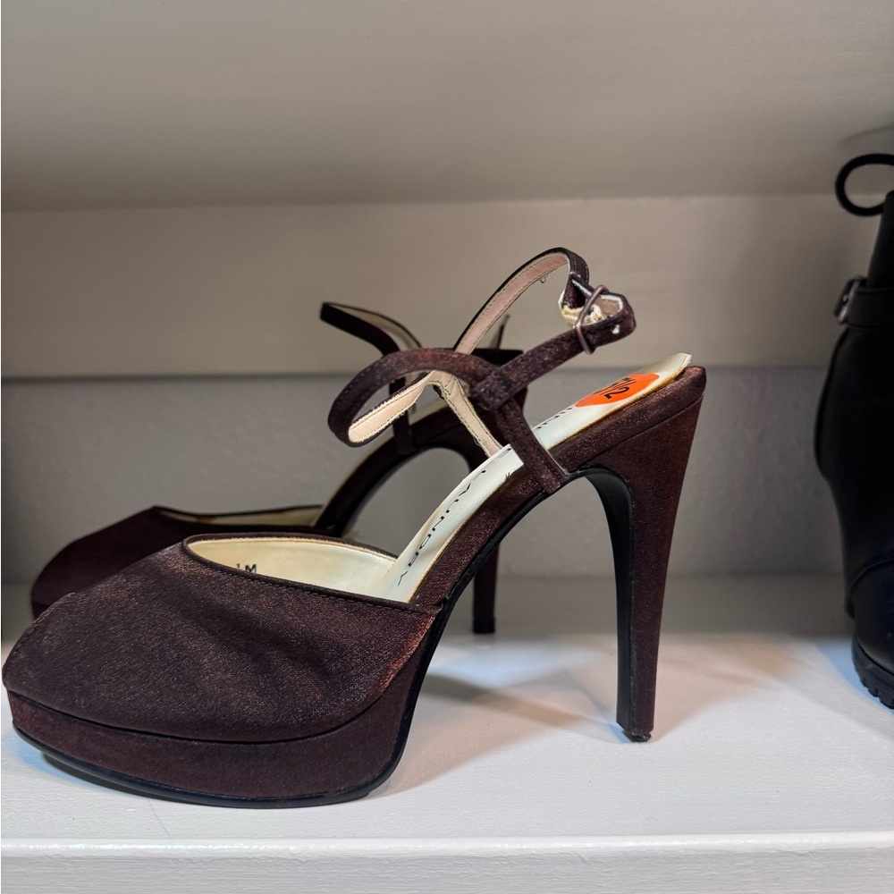 Chinese Laundry Dark Brown Heels